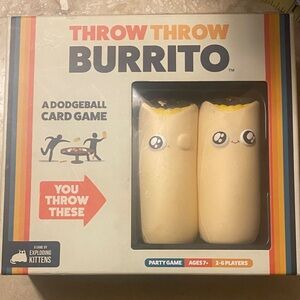 Throw Throw Burrito Dodgeball Card Game - Cream